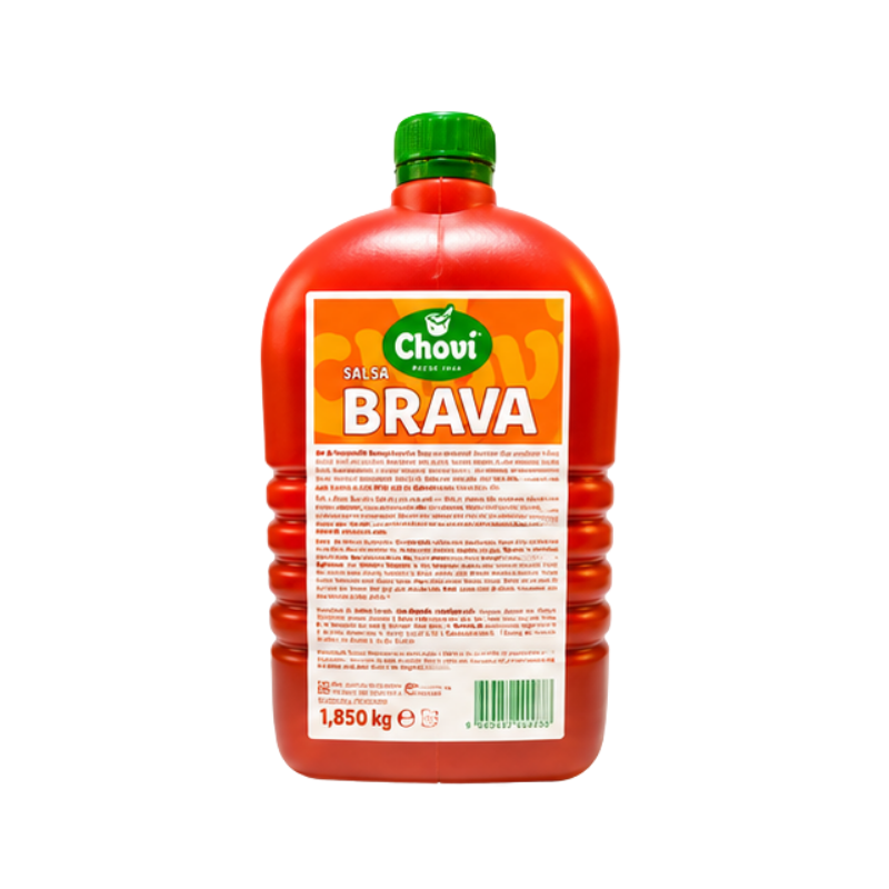 Salsa Brava Chovi 1850 gr - Salsa brava picante para hostelería